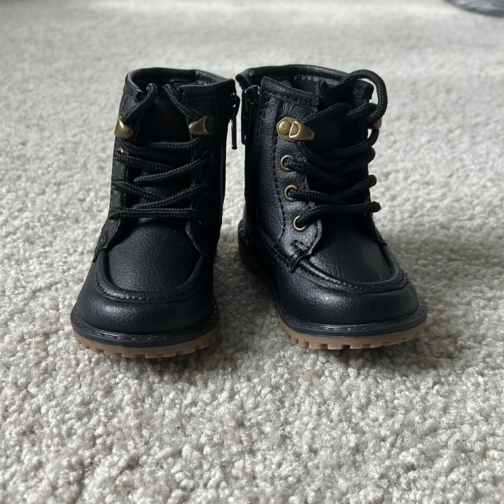 Baby boy Koalakids black boots size 4 ❌SOLD❌